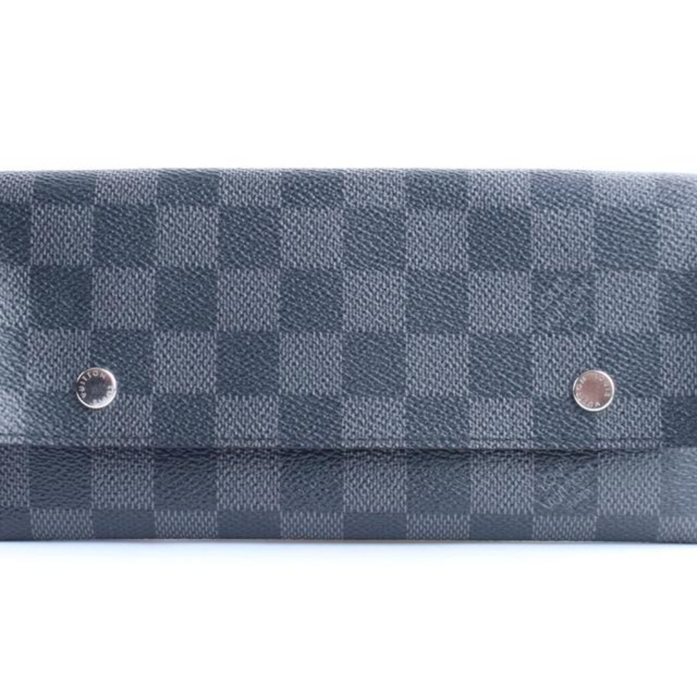 Louis Vuitton Graphite Long Modulable Flap Wallet